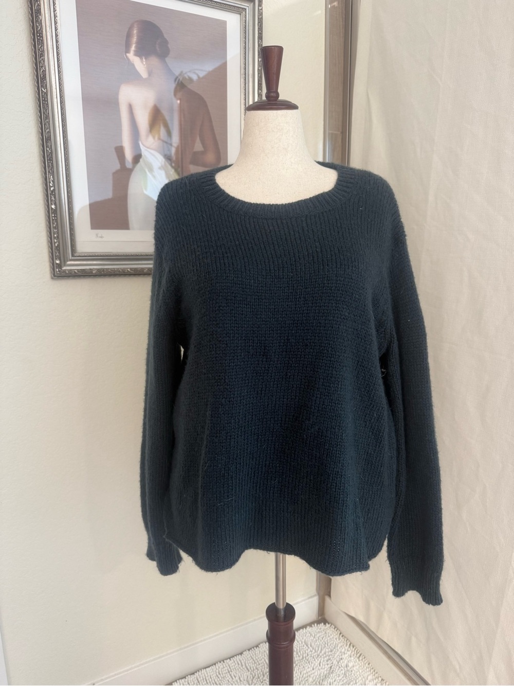 Wooden Ships Black Crewneck Sweater